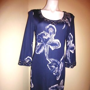 💜  INC Floral Dress, size M